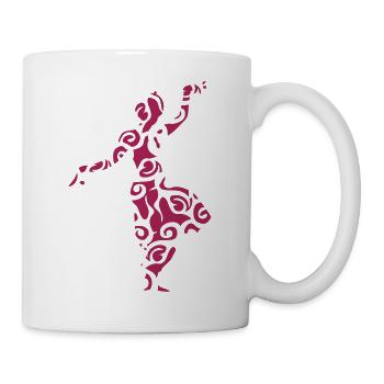 Indian dance indou india orientales - Mug - white - Right