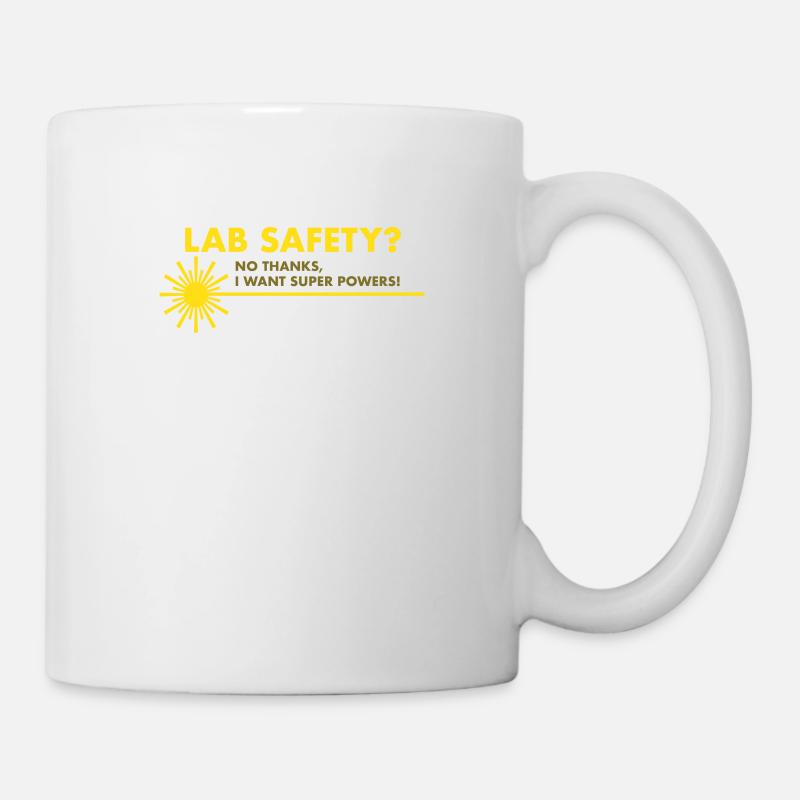 Laboratory safety superpower student gift - Mug - white
