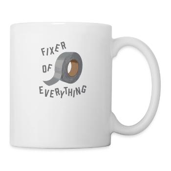 Handyman hero artisan T-shirt - Mug - white - Right