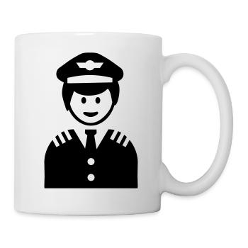 Pilotee - Mug blanc - blanc - Droite
