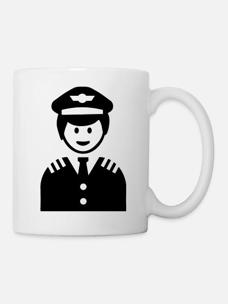 Pilot - Tasse - Weiß
