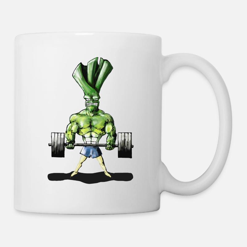 Lauch - lift - Tasse - Weiß