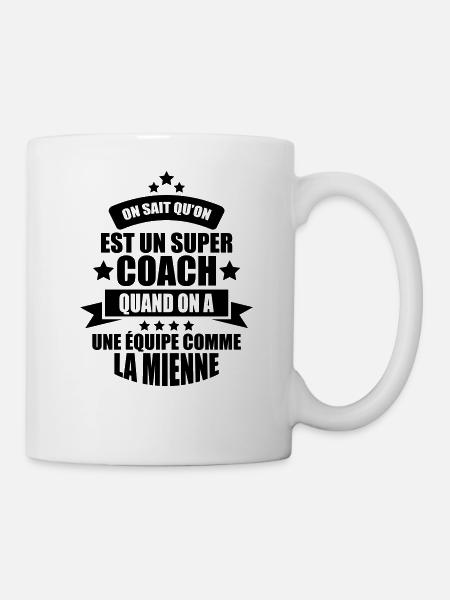on sait qu'on est un super coach - Mug blanc - blanc