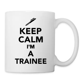 Keep calm I'm a Trainee - Mug - white - Right