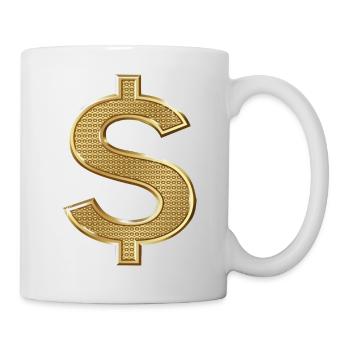 Dollar Dollar Sign Peso Money Money - Mug - white - Right