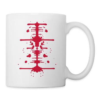 Gespiegeltes Blut - Tasse - Weiß - Rechts