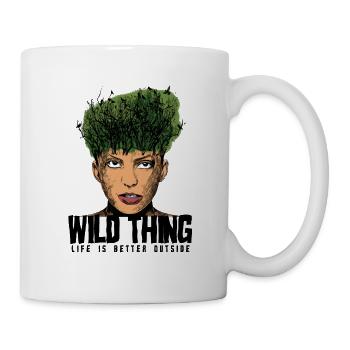 Wild Thing - Life Is Better Outside - Tasse - Weiß - Rechts