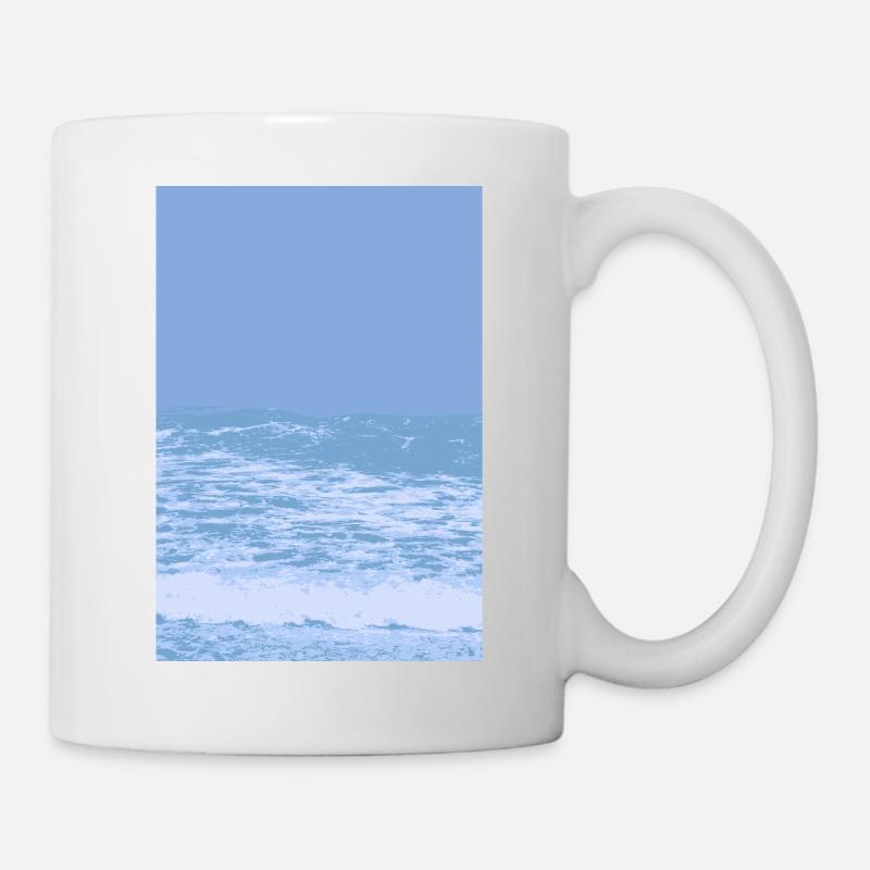 mer - Mug blanc - blanc