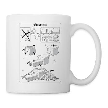 DOLMEN - Mug blanc - blanc - Droite