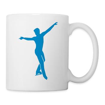 Eiskunstlauf - Tasse - Weiß - Rechts