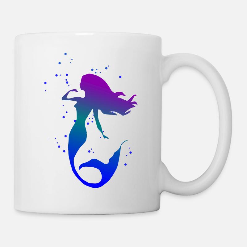 Meerjungfrau - Tasse - Weiß