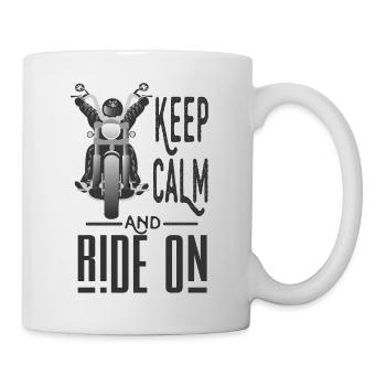 Humour moto, motards - citations et message - Mug blanc - blanc - Droite