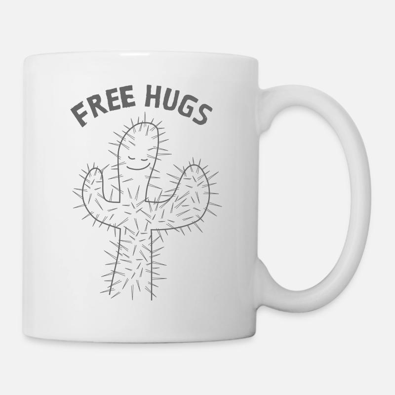 Free Hugs - Tasse - Weiß