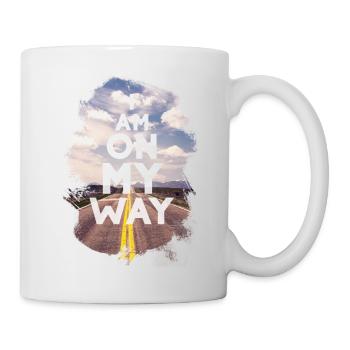 i am on my way - Tasse - Weiß - Rechts