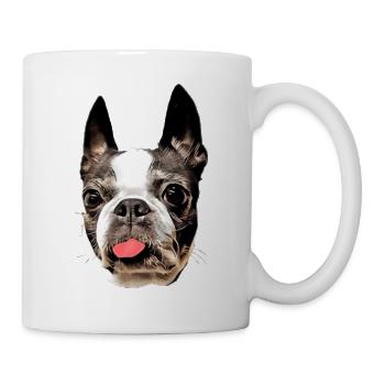 Boston Terrier mite I - Mug blanc - blanc - Droite