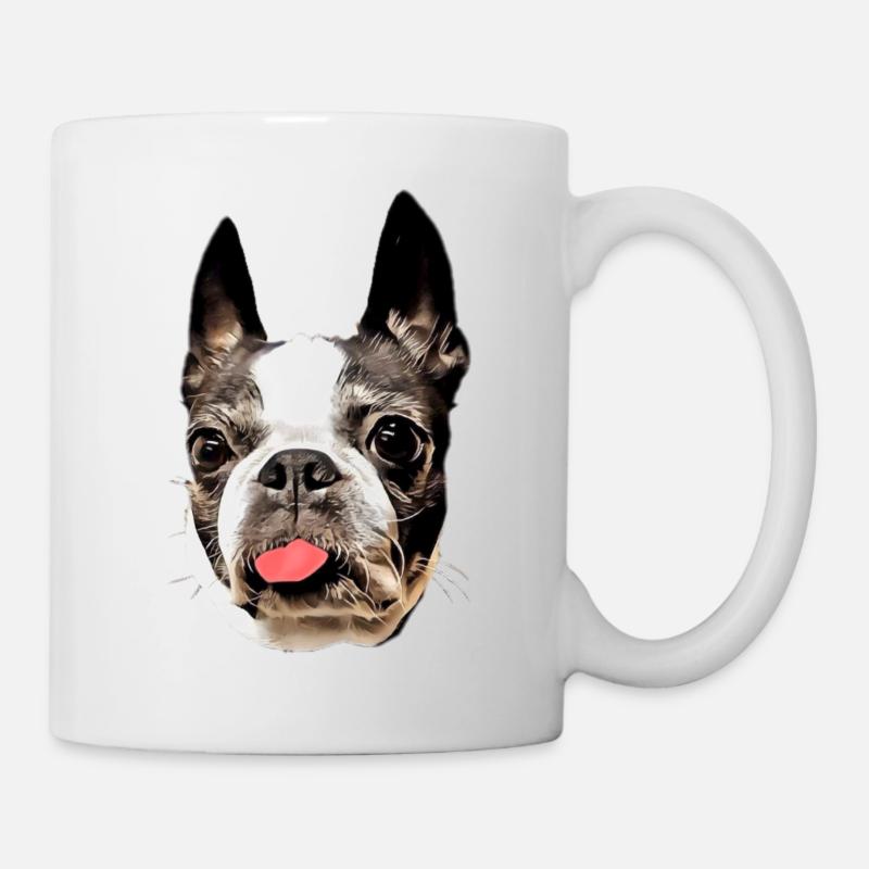 Boston Terrier mite I - Mug blanc - blanc