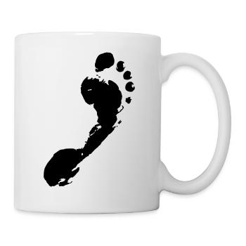 empreinte - Mug blanc - blanc - Droite
