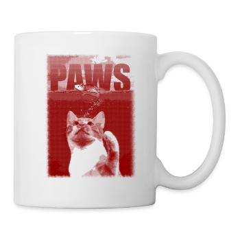 PAWS - Katze - Maus - JAWS - Tasse - Weiß - Rechts