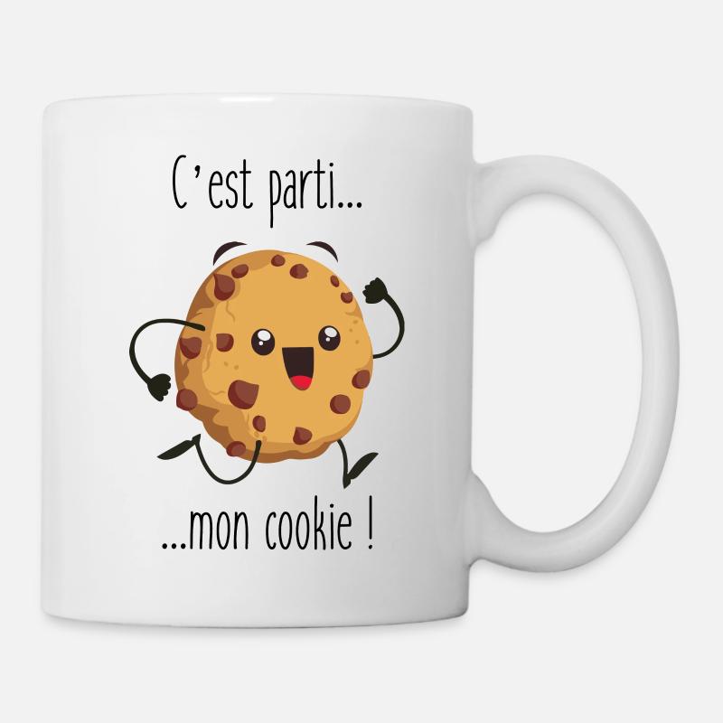 Kawaii cookie - Mug blanc - blanc