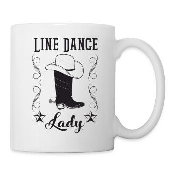 Line Dance Lady - Mug - white - Right