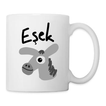 Esel türkisch - Tasse - Weiß - Rechts
