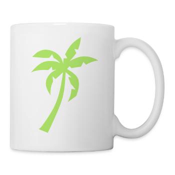 palm tree - Mug - white - Right