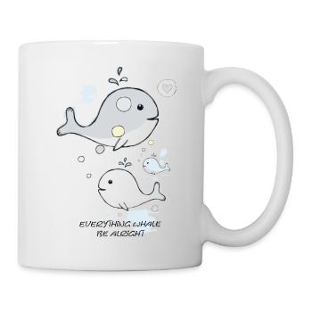 Wale - Tasse - Weiß - Rechts