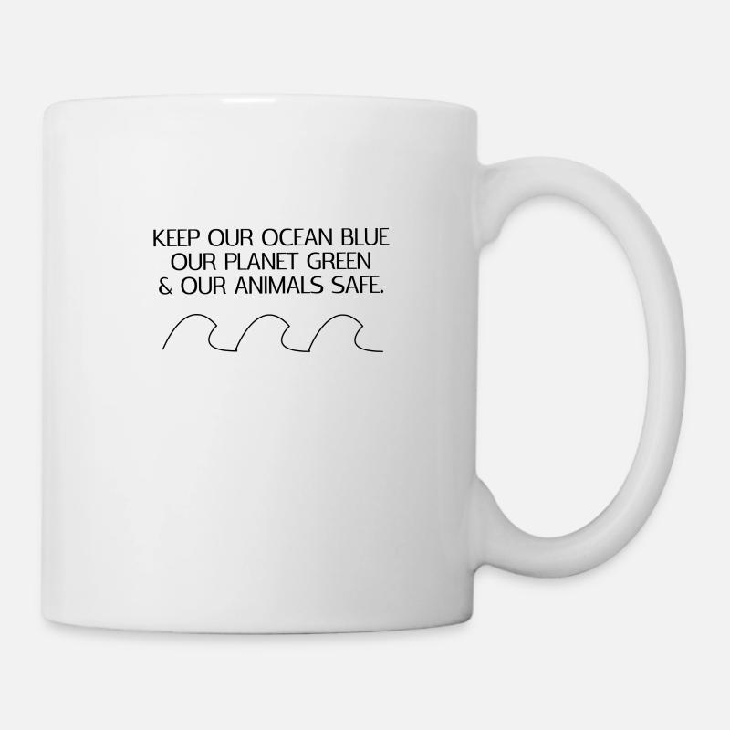 Océan - Planète - Animal - Environnement - Mug blanc - blanc