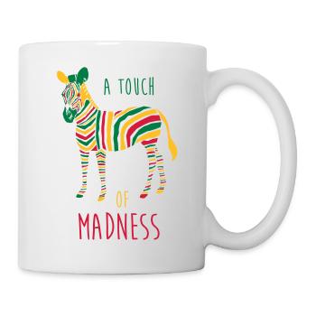 A Touch of Madness - Zebra - Color your Life ! - Tasse - Weiß - Rechts