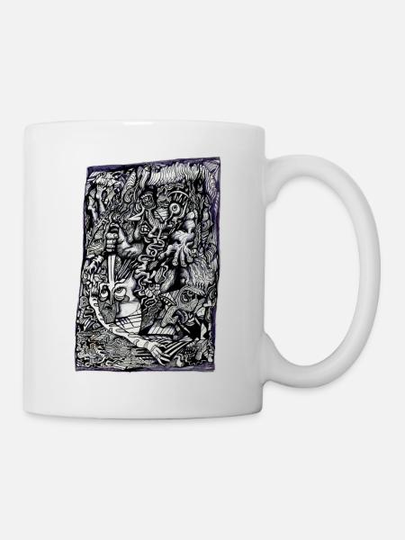 Alpha-Krieger - Tasse - Weiß
