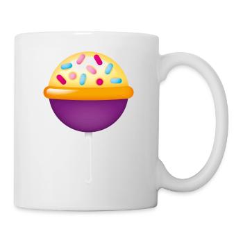 Smiley Lollipop - Mug blanc - blanc - Droite