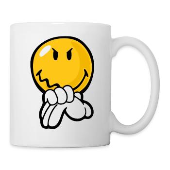 Smiley Anger Vengeful - Mug - white - Right