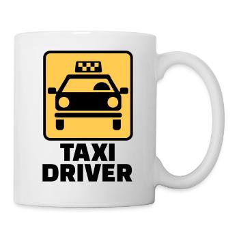 Taxifahrer - Tasse - Weiß - Rechts