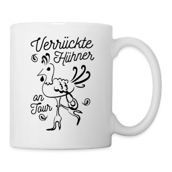 Team Bride verrückte Hühner on Tour - Tasse - Weiß - Rechts