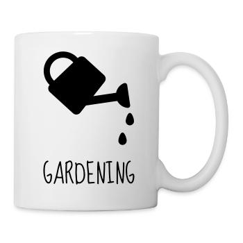 Garden - Gardener - Gardening - Green - Nature - Tasse - Weiß - Rechts