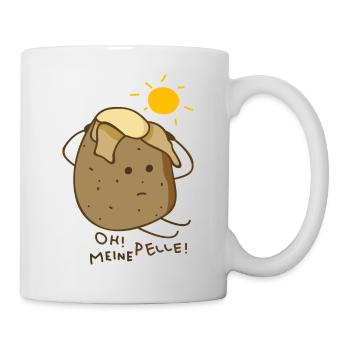 Pellkartoffel - Tasse - Weiß - Rechts