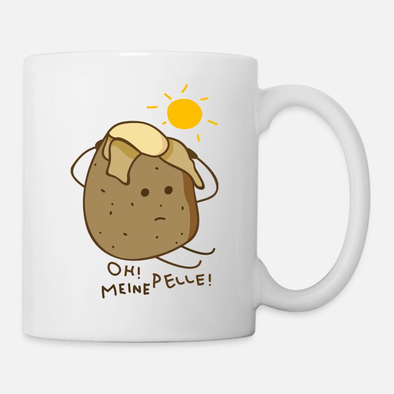 Pellkartoffel - Tasse - Weiß