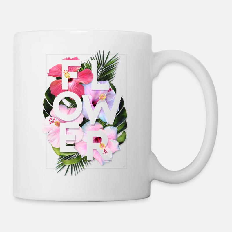 AD Flower - Mug blanc - blanc