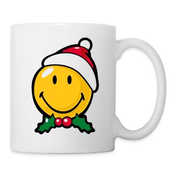 Smiley Christmas Good Mood - Mug blanc - blanc - Droite