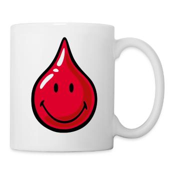 Smiley Blood Droplet - Mug - white - Right