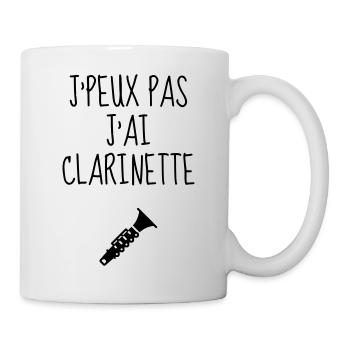 Clarinette Clarinettiste Musique Musicien Concert - Mug blanc - blanc - Droite