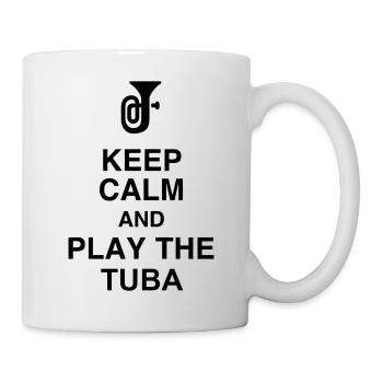 Tuba - Player - Music - Musik - Musique - Mug - white - Right