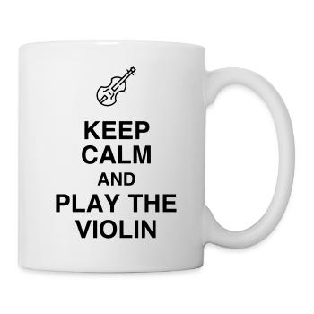 violon violoniste Musique Musicien Concert - Mug blanc - blanc - Droite