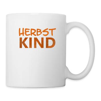 Herbst Kind - Tasse - Weiß - Rechts