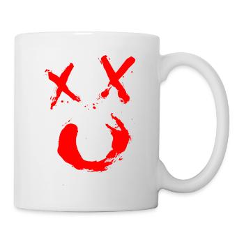 Halloween No.3 (Happy Smile) - rot / red - Mug - white - Right