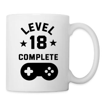 18th birthday level 18 complete - Mug - white - Right