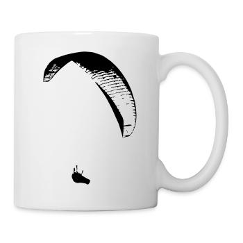 Gleitschirm - Tasse - Weiß - Rechts