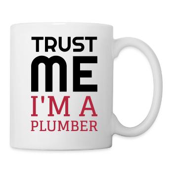 Plombier / Plomberie / Travail / Métier / Job - Mug blanc - blanc - Droite