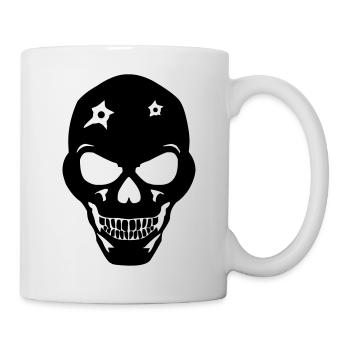 skull_02 - Tasse - Weiß - Rechts