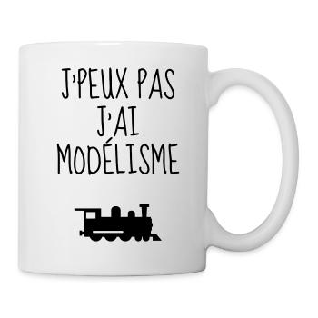 modélisme / modéliste / maquette / geek - Mug blanc - blanc - Droite